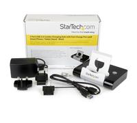 StarTech.com Hub USB 3.0 de 3 puertos (ST4300U3C1B) con puerto de carga...