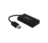 StarTech.com Hub USB 3.0 de 4 Puertos - Hub USB Tipo-A con 1 Puerto USB-C y 3 Puertos USB-A - Alimentación por Bus USB - Hub Adaptador USB 3.2 Gen 1 (5Gbps) - Ladrón USB Portátil