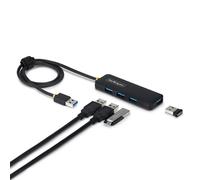 StarTech Hub USB-A 4 puertos (modelo PCR) – 5 Gbps, UASP, cable 61 cm, alimentado por bus USB
