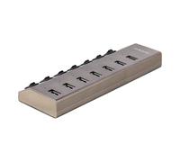 StarTech.com - Hub USB-C Autoalimentado de 7 puertos con Interruptores Individuales - Concentrador USB 3.0 a 5 Gbps con Fuente d