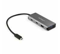 StarTech.com Hub USB C de 4 puertos - 2x USB A y 2x USB C - Concentrador USB Tipo C 3.1/3.2 Gen 2 SuperSpeed de 10 Gbps Alimentado por el bus USB - Ladrón USB C con Cable de 25cm