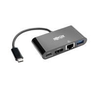 StarTech.com Hub USB-C de 7 puertos con fuente de alimentación externa - USB tipo C a 5x USB A y 2x Hub USB-C - USB 3.0 (HB30C5A2C