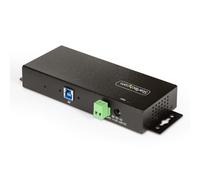 StarTech.com Hub USB Industrial de 7 Puertos Gestionado, Servicio Pesado, Caja de Metal, Protección ESD y Sobretensión, Montaje DIN, Pared, Escritorio, USB 3.2 Gen 1 5Gbps (5G7AINDRM-USB-A-HUB)