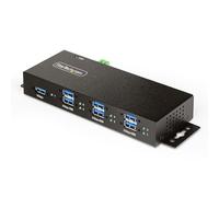 Hub USB Industrial StarTech ST7300USBM Gestión Avanzada 7 Puertos USB 3.2 Gen 1 Metal ESD DIN