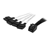 StarTech.com Cable Mini SAS Interno a SATA de 1m - Cable SFF-8643 a 4x SATA - Adaptador Compatible con Unidades SATA de 6Gbps
