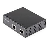 StarTech.com Inyector Industrial PoE Gigabit - 30W - 802.3at PoE+ de 48 a 56V DC - de Montaje en Riel DIN - de -40 a 75C (POEINJ1G30W)