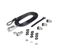 StarTech Juego de candados antirrobo K-Slot - Cable de acero 3 m - Para 3 dispositivos