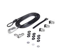 StarTech.com Juego de Candado para Ordenador y Periféricos - Cable de 3m de Acero - Candado Antirrobo - K-Slot - para 3 Dispositivos