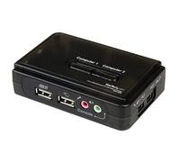 StarTech Conmutador KVM SV211KUSB 2 puertos USB VGA 2048x1536 60Hz con audio