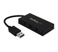 StarTech.com Ladrón Hub USB 3.0 de 4 Puertos Concentrador de 3 Puertos USB-A y 1