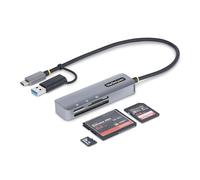 StarTech.com Lector USB 3.0 de Tarjetas de Memoria Flash SD CompactFlash y microSD - Grabador USB-C de Tarjetas - USB Tipo C