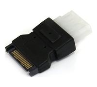 StarTech.com LP4SATAFM - Adaptador conversor de Cable de alimentación SATA a LP4, Negro