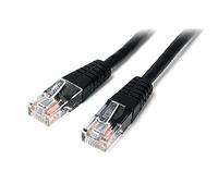 StarTech.com M45PAT15MBK - Cable de Red Ethernet RJ45, Moldeado, 15 m, Negro