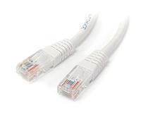 StarTech.com M45PAT15MWH - Cable de Red Ethernet de 15 m, Moldeado, Blanco