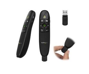 StarTech.com Mando a Distancia para Presentaciones Inalámbrico con Puntero Láser Verde - 27m