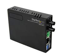 StarTech.com - Conversor de Medios Ethernet 10/100 RJ45 a Fibra Óptica Multimodo ST - 2Km