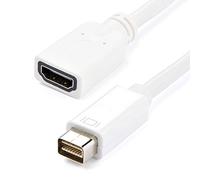 StarTech.com MDVIHDMIMF - Adaptador HDMI a Mini DVI (Hembra HDMI, Conector Macho Mini DVI, para Apple MacBook y iMac) Blanco