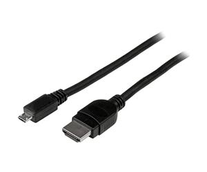 StarTech.com MHDPMM3M - Cable 3m Adaptador Pasivo Conversor MHL para Teléfono Móvil, Audio y Vídeo, compatible con dispositivos MHL de 5 pines solamente