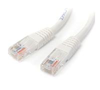 StarTech. com Molded Cat 5e UTP Patch Cable - Cable de conexión - RJ-45 (M) - RJ-45 (M) - 4.6 m - UTP - (Cat 5e) - Moul? - Color blanco