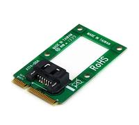 StarTech.com Adaptador mSATA a SATA para Disco Duro o SSD - Tarjeta Conversora Mini SATA a SATA