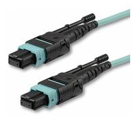 StarTech.com MTP - Cable de Fibra óptica (30 pies/10 m, OM3, 40 GB, lengüeta de Empuje y tirón, Conector MPO12PL10M)