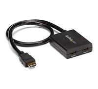 StarTech.com - Multiplicador de Vídeo HDMI de 2 Puertos - Splitter HDMI 4k 30Hz de 2x1 Alimentado por USB