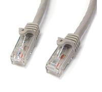 StarTech.com N6PATC15MGR - Snagless Gigabit Ethernet Network Cable (UTP Patch Cat6 RJ45, 15 m) Grey