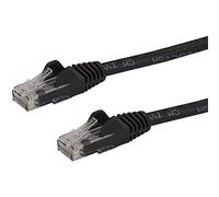 StarTech.com N6PATC50CMBK - Cable de Red Ethernet sin enganches, Cat6, 50 cm, Negro