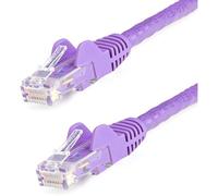 StarTech.com N6PATCH150PL - Cable de Red (45,7 m, Cat6, U/UTP (UTP), RJ-45, RJ-45, Púrpura)