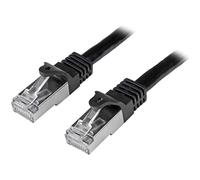 StarTech.com N6SPAT2MBK - Cable de red Cat6 Ethernet Gigabit blindado SFTP (2 m) color negro