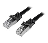 StarTech.com N6SPAT3MBK - Cable de red Cat6 Ethernet Gigabit blindado SFTP (3 m) color negro