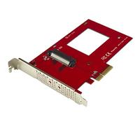 Startech Adapter U.2 To Pcie 2.5´´ U.2 Nvme Ssd One Size Red