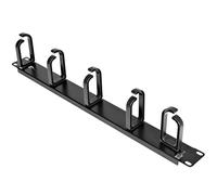 StarTech.com Panel 1U de 19 Pulgadas para Gestión de Cableado con Anillas en D