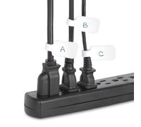 StarTech.com Paquete de 100 - Etiquetas Blancas de 9cm para Cables - de Gancho a