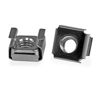 StarTech.com Paquete de 100 Tuercas Enjauladas M6 - Cage Nuts para Armarios y Racks de Servidores