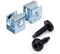 StarTech.com Paquete de 50 Tornillos 10-32 y Tuercas Clip para Armario Rack de Servidores
