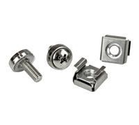 StarTech.com Paquete de 50 Tornillos y Tuercas Enjauladas Cage Nuts M5 para Rack