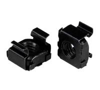 StarTech.com Paquete de 50 Tuercas Enjauladas M6 - Color Negro -Cage Nuts para A
