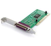 StarTech.com PCI1PECP - Tarjeta PCI de 1 Puerto Paralelo DB25 IEEE 1284 EPP ECP SPP BPP con Bracket de Perfil bajo, Negro