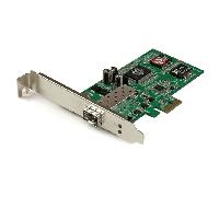 StarTech Tarjeta PCI Express NIC Ethernet PCI-E Gigabit con 1 puerto SFP abierto