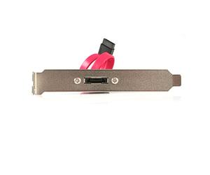 StarTech.com Platina Bracket Adaptadora de 1 Puerto SATA a eSATA para Placa Base