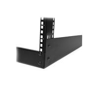 StarTech.com - Rack Armario Bastidor Abierto de Escritorio Desktop Sobremesa de 2 Columnas 12U 0,5m Negro