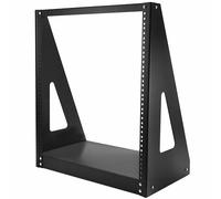 StarTech.com Rack de servidor de escritorio de 2 postes y 12U de alta resistencia, peque o, de marco abierto, de 19 pulgadas, para equipos de red