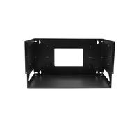 StarTech.com - Rack de Servidores Abierto de 4U de Pared - de 2 Columnas - con Estante Integrado - de Profundidad Ajustable - pa