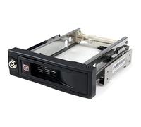 StarTech.com Rack Móvil Aluminio para Disco Duro HDD SATA de 3,5" Pulgadas sin Bandeja Removible para Bahía 5,25" - Mobile Cajón Trayless
