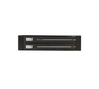 StarTech.com - Rack Móvil Backplane de 2 Discos Duros HDD SATA 2,5" Pulgadas sin Bandeja Bahía 3,5