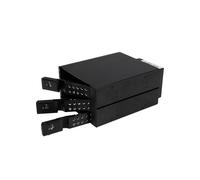 StarTech.com Rack Móvil Backplane con 3 Bahías Hot Swap de 3,5" sin Bandeja SAS SATA - de Intercambio en Caliente ( HSB3SATSASBA )