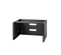 StarTech.com Rack Soporte de Montaje en Pared de 6U y 13,78in de Profundidad - Rack Horizontal para Patch Panel de Parcheo y Equipos de Servidor - con Capacidad de Carga de 19,9Kg - Negro (WALLMOUNT6)
