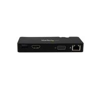 StarTech.com - Replicador de Puertos USB 3.0 de Viajes con HDMI o VGA - Docking Station para Portátil