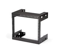 StarTech.com RK812WALLO - Rack de Marco Abierto de Montaje en la Pared, Negro